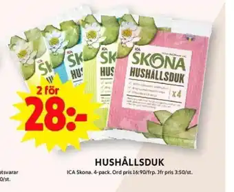 ICA Maxi HUSHÅLLSDUK erbjuda