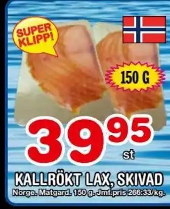 Nya Pulsen KALLRÖKT LAX, SKIVAD erbjuda