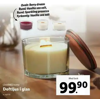 Lidl Doftljus i glas erbjuda