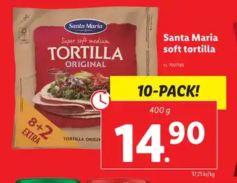 Lidl Santa maria soft tortilla erbjuda