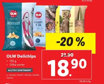 Lidl Olw delichips erbjuda