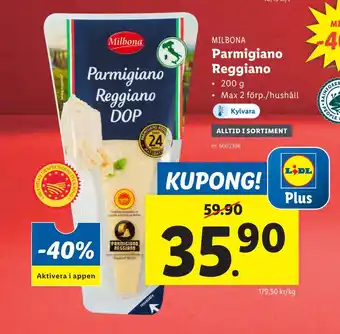 Lidl Parmigiano reggiano erbjuda
