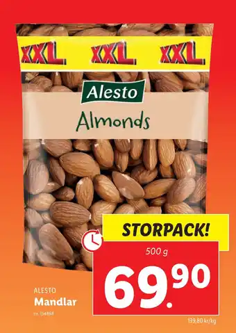 Lidl Mandlar erbjuda