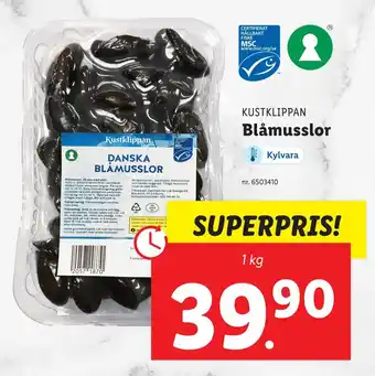 Lidl Blåmusslor erbjuda