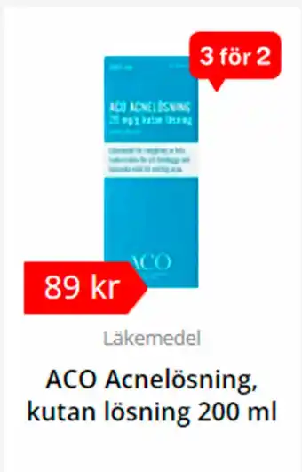 Apotea ACO Acnelösning, kutan lösning 200 ml erbjuda