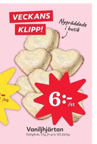 Hemköp Dafgårds butiksbakat kaffebröd erbjuda