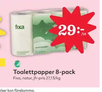 Hemköp Natur toalettpapper erbjuda