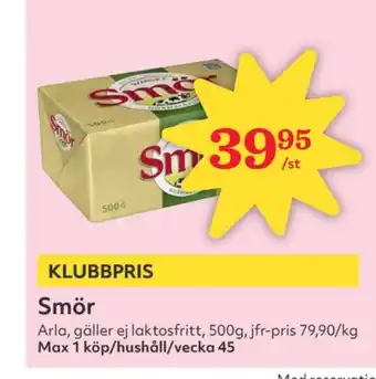 Hemköp Svenskt smör erbjuda