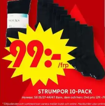 ICA Maxi Mywear strumpor erbjuda