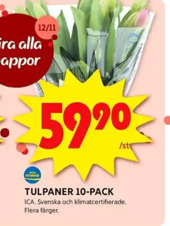 ICA Kvantum Ica blommor erbjuda
