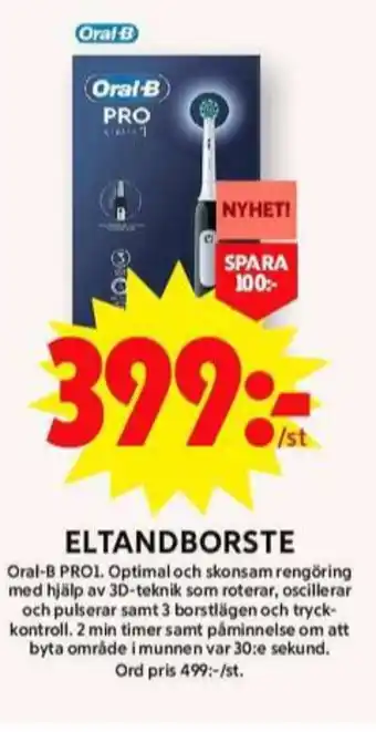 Braun oral-b eltandborste