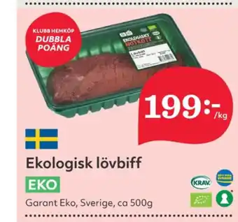Hemköp Garant lövbiff erbjuda