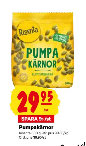 City Gross Pumpakärnor erbjuda