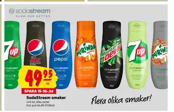 City Gross Sodastream smaker erbjuda
