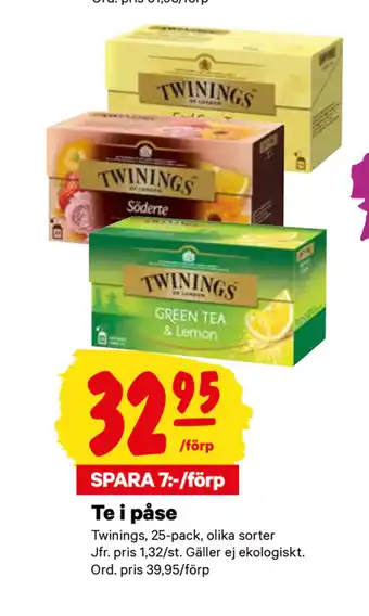 City Gross Te i påse erbjuda