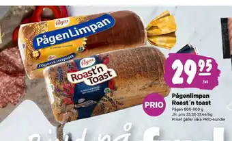 City Gross Pågenlimpan roast´n toast erbjuda