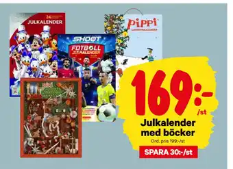 City Gross Julkalender med böcker erbjuda