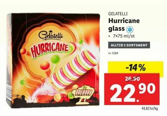 Lidl Hurricane glass erbjuda