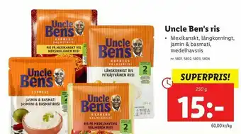 Lidl Uncle Ben's ris erbjuda