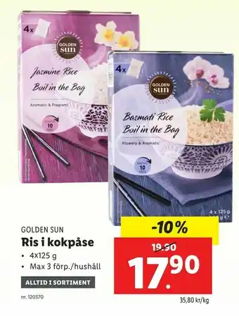 Lidl Ris i kokpåse erbjuda