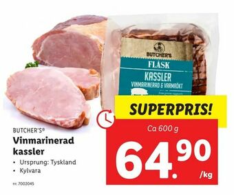 Lidl Vinmarinerad kassler erbjuda