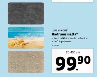 Lidl Badrumsmatta erbjuda