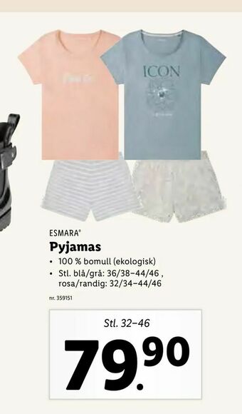 Lidl Pyjamas erbjuda