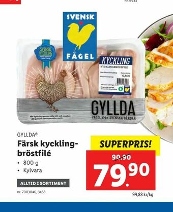 Lidl Färsk kycklingbröstfilé erbjuda