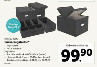 Lidl Förvaringslådor erbjuda