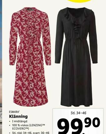Lidl Klänning erbjuda