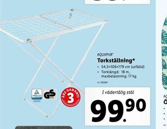 Lidl Torkställning erbjuda