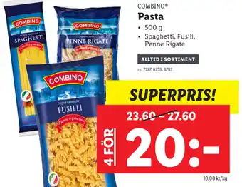 Lidl Combino Pasta 500g erbjuda