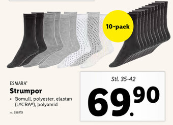 Lidl Esmara Strumpor erbjuda