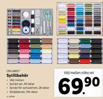 Lidl Crelando Sytillbehör erbjuda