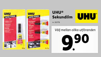 Lidl Uhu Sekundlim erbjuda