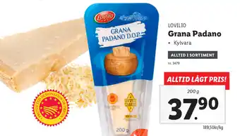 Lidl Lovilio Grana Padano 200g erbjuda
