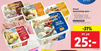 Lidl Triumf Gammaldags glass 1,75l-2l erbjuda