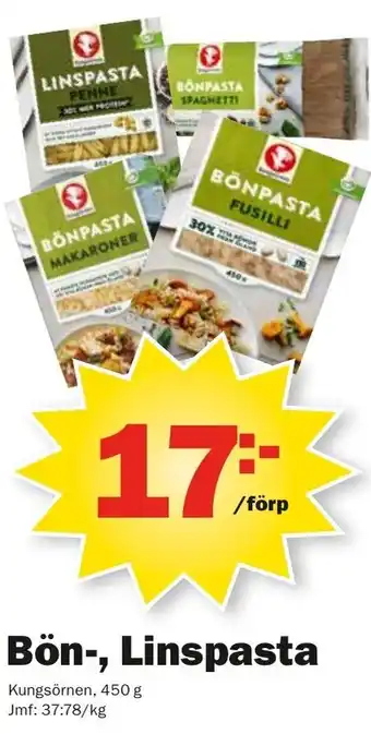 Bön Linspasta Kungsörnen 450 g