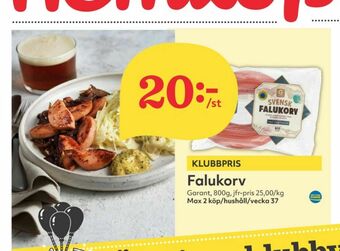 Hemköp Garant Falukorv erbjuda