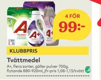 Hemköp A+ Tvättmedel flytande erbjuda