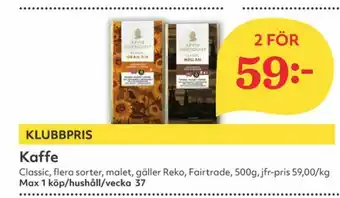 Hemköp Classic Kaffe malet erbjuda