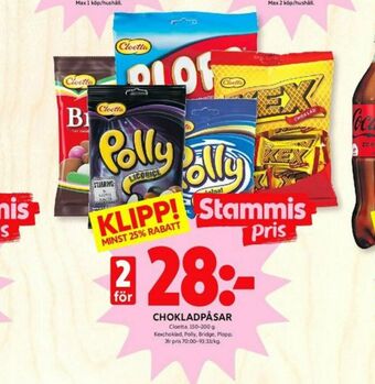 ICA Kvantum Kexchoklad Godispåsar erbjuda