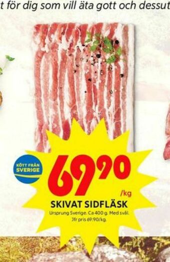 ICA Kvantum Sidfläsk erbjuda