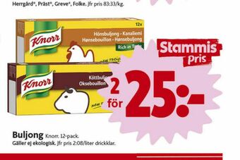 ICA Nära Knorr Buljongtärningar erbjuda
