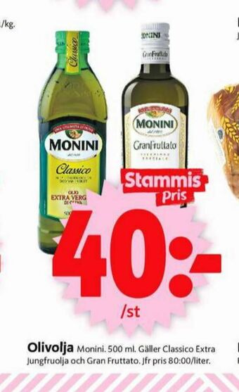ICA Supermarket Monini Olivolja erbjuda