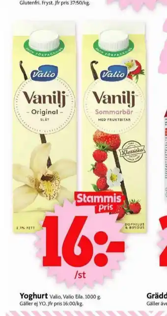 ICA Supermarket Valio Eila Yoghurt erbjuda