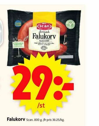 ICA Supermarket Scan Falukorv erbjuda