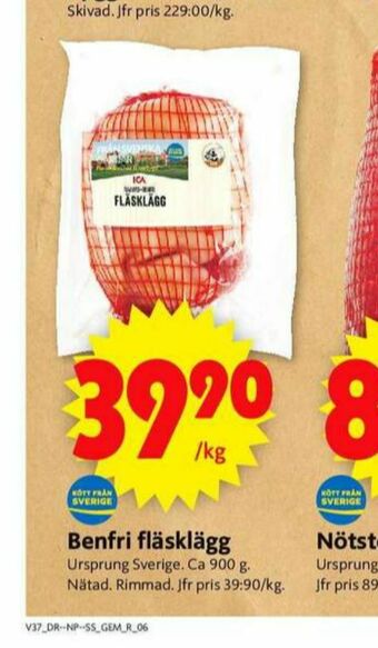ICA Supermarket ICA Fläsklägg erbjuda