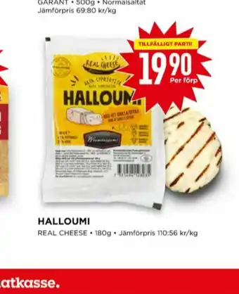 Willys Real Cheese Halloumi erbjuda