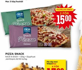 Willys Nice Easy Pizza erbjuda